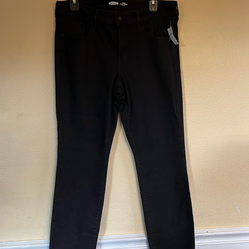 Old Navy Power slim straight mid-rise